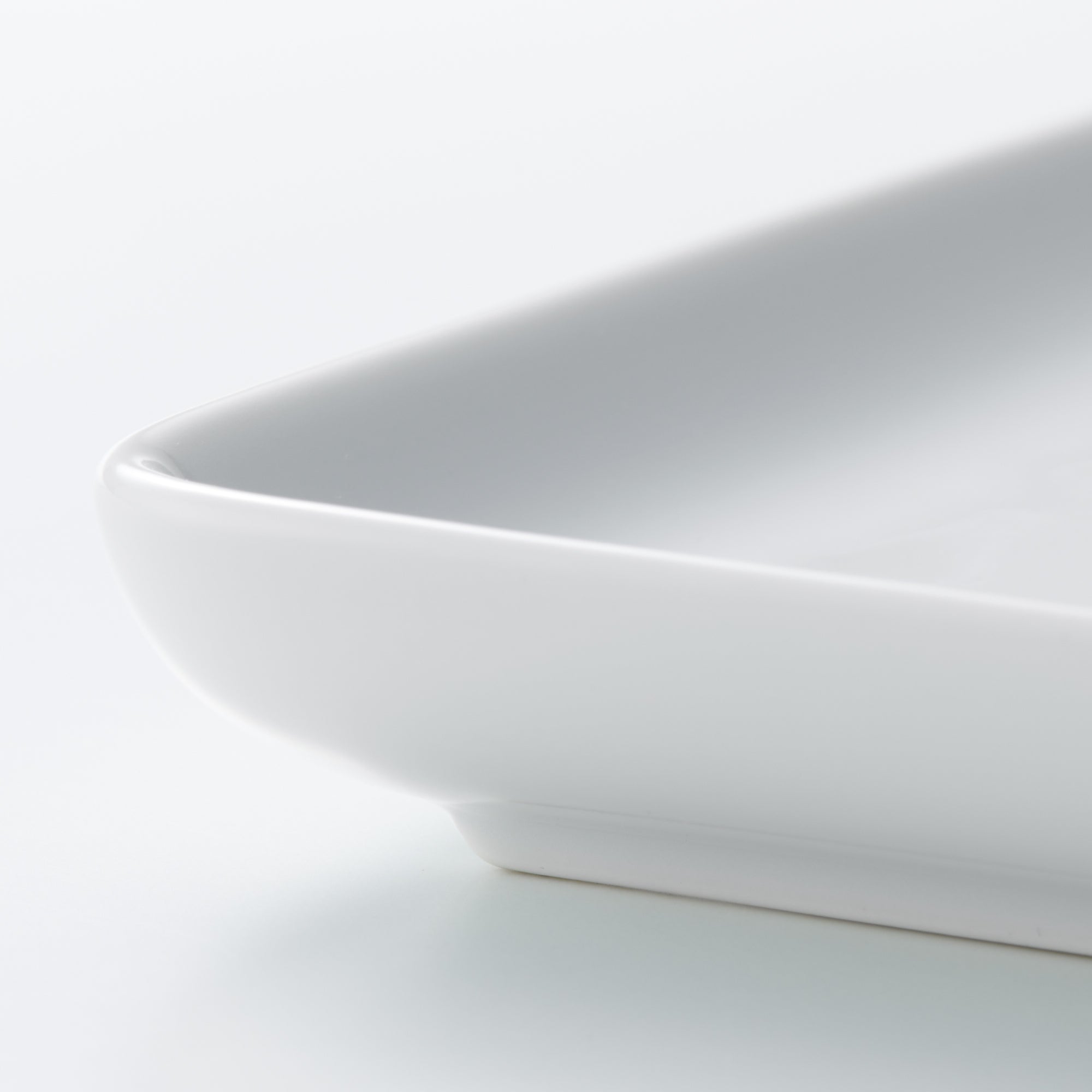 White Porcelain Square Dish