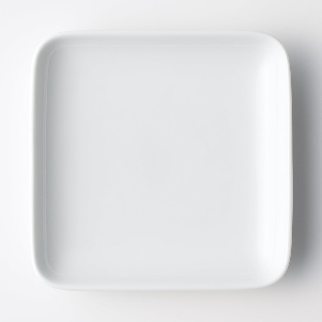 White Porcelain Square Dish