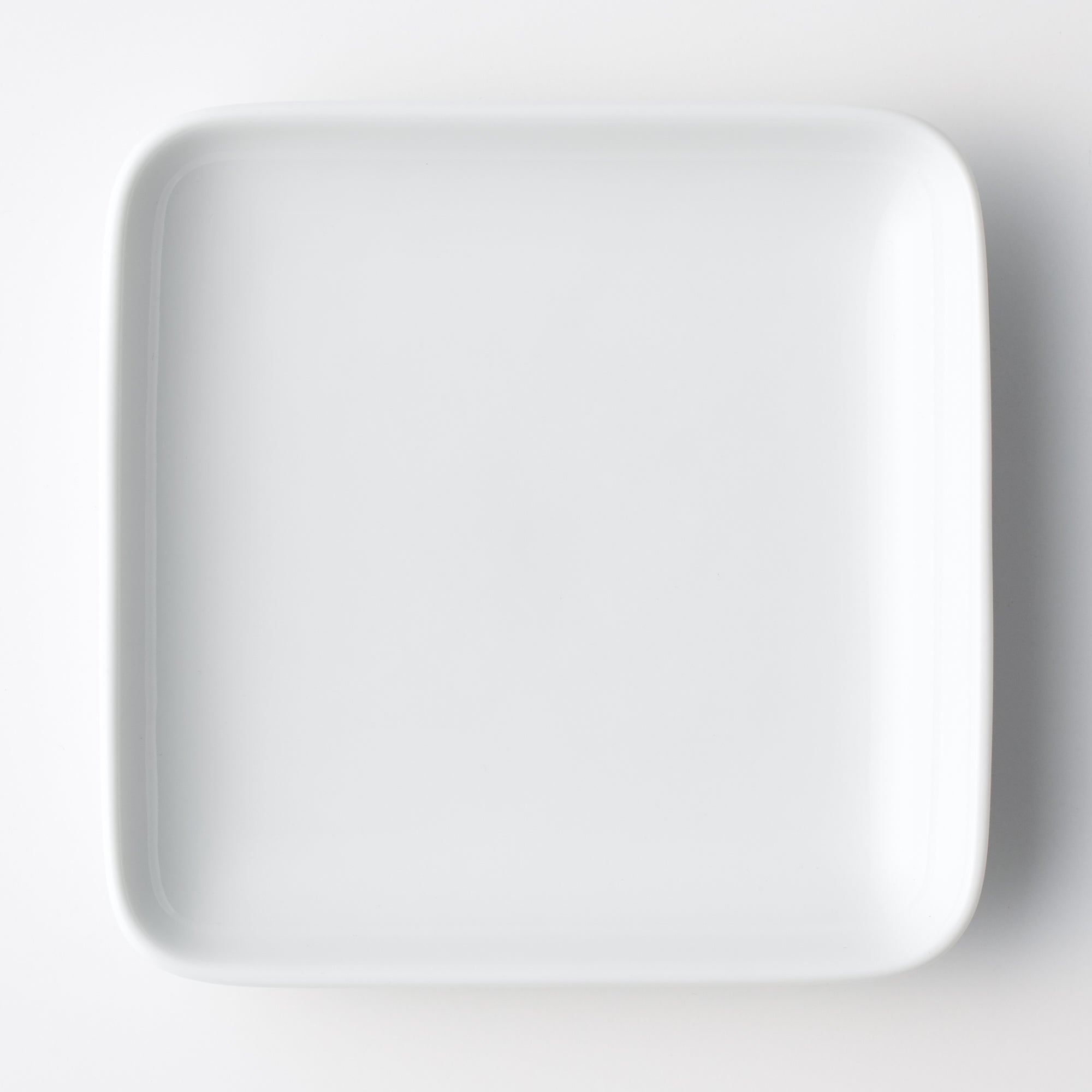 White Porcelain Square Dish