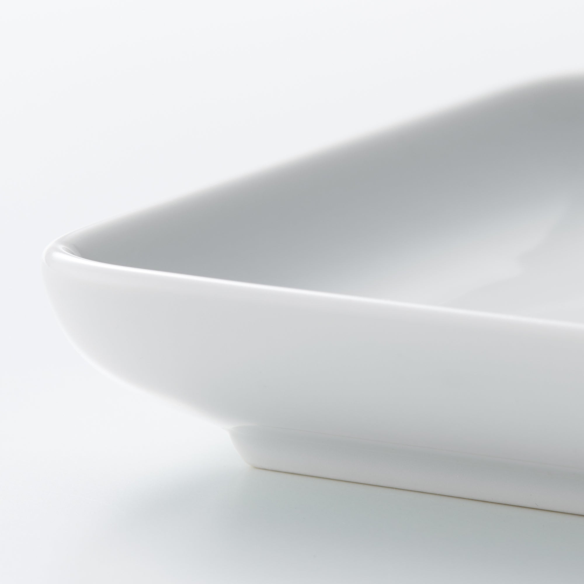White Porcelain Square Dish