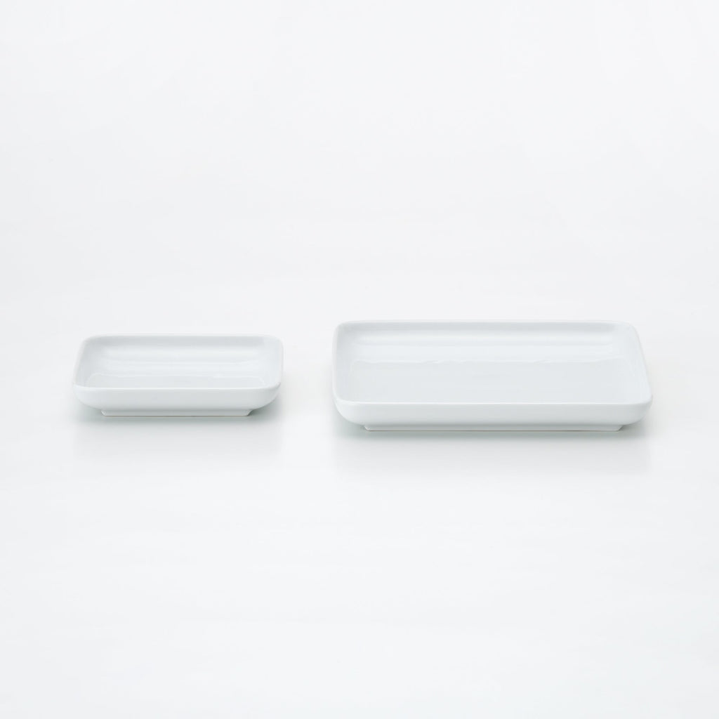 White Porcelain Square Dish