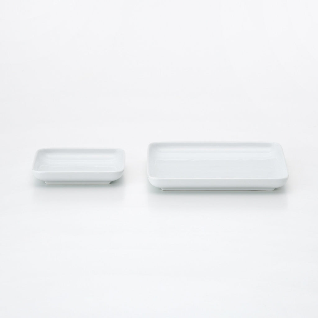White Porcelain Square Dish