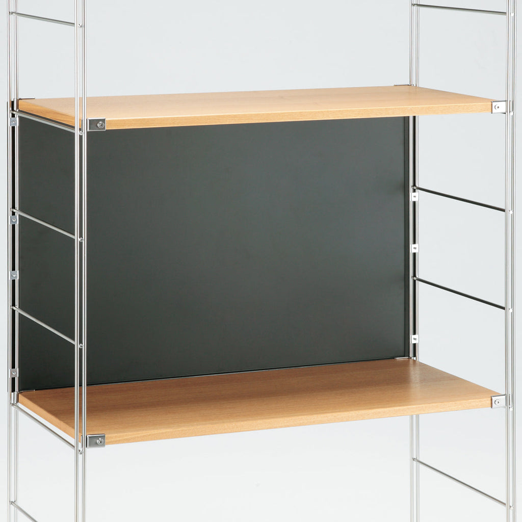 SUS Shelving Unit Wide - Back Panel - Dark Gray - Large