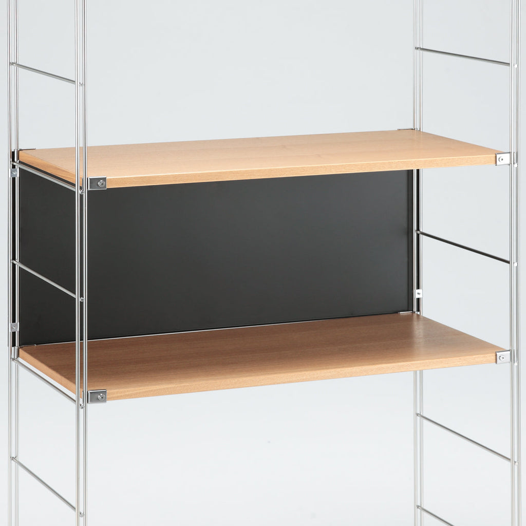 SUS Shelving Unit Wide - Back Panel - Dark Gray - Small