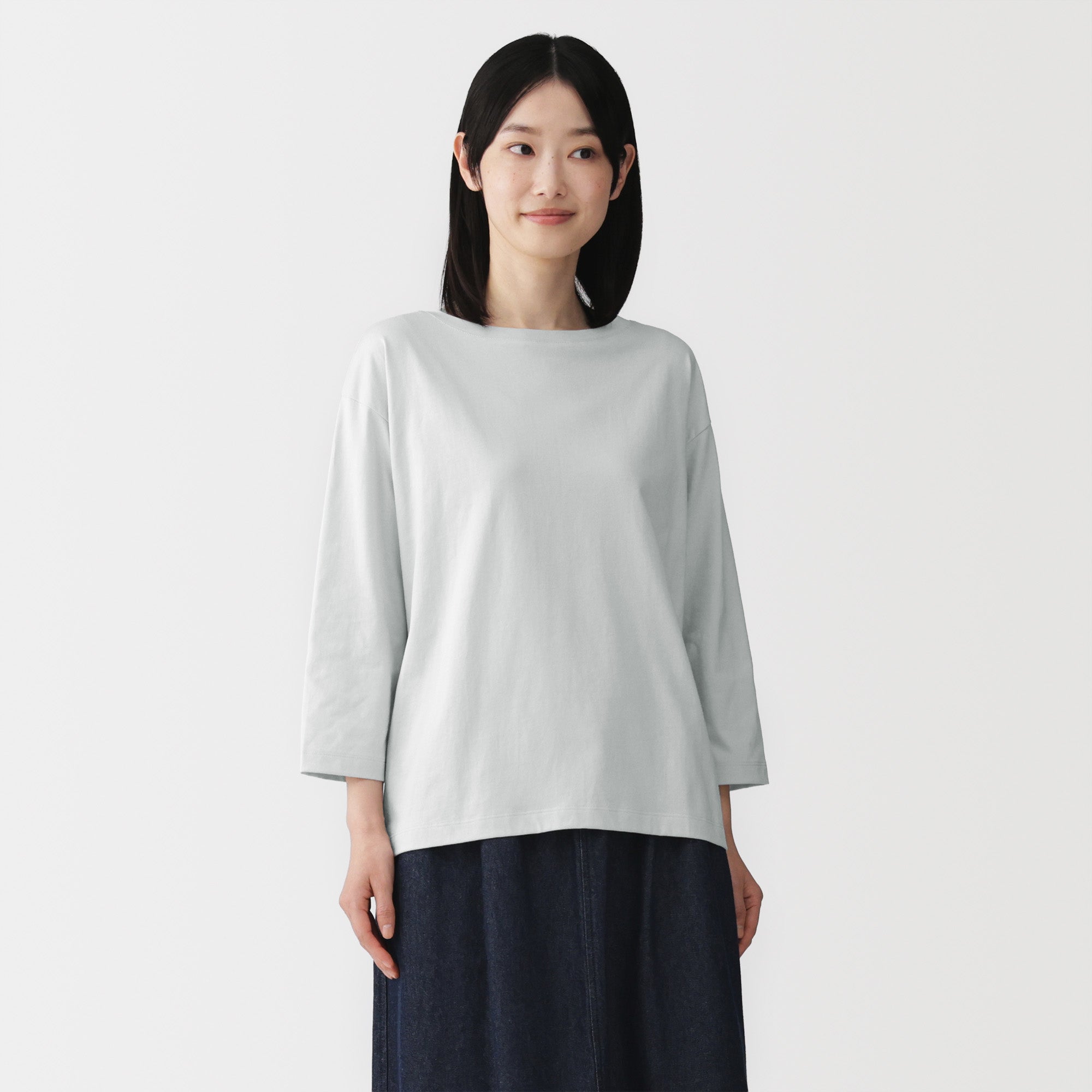 Jersey Boatneck T-Shirt