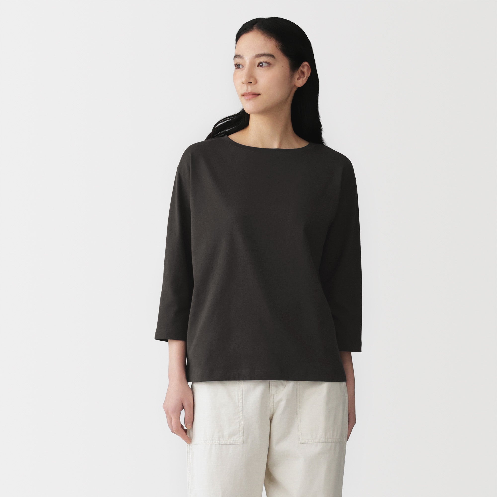 Jersey Boatneck T-Shirt