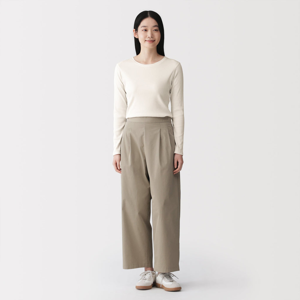 Lyocell Blend Rib T-Shirt