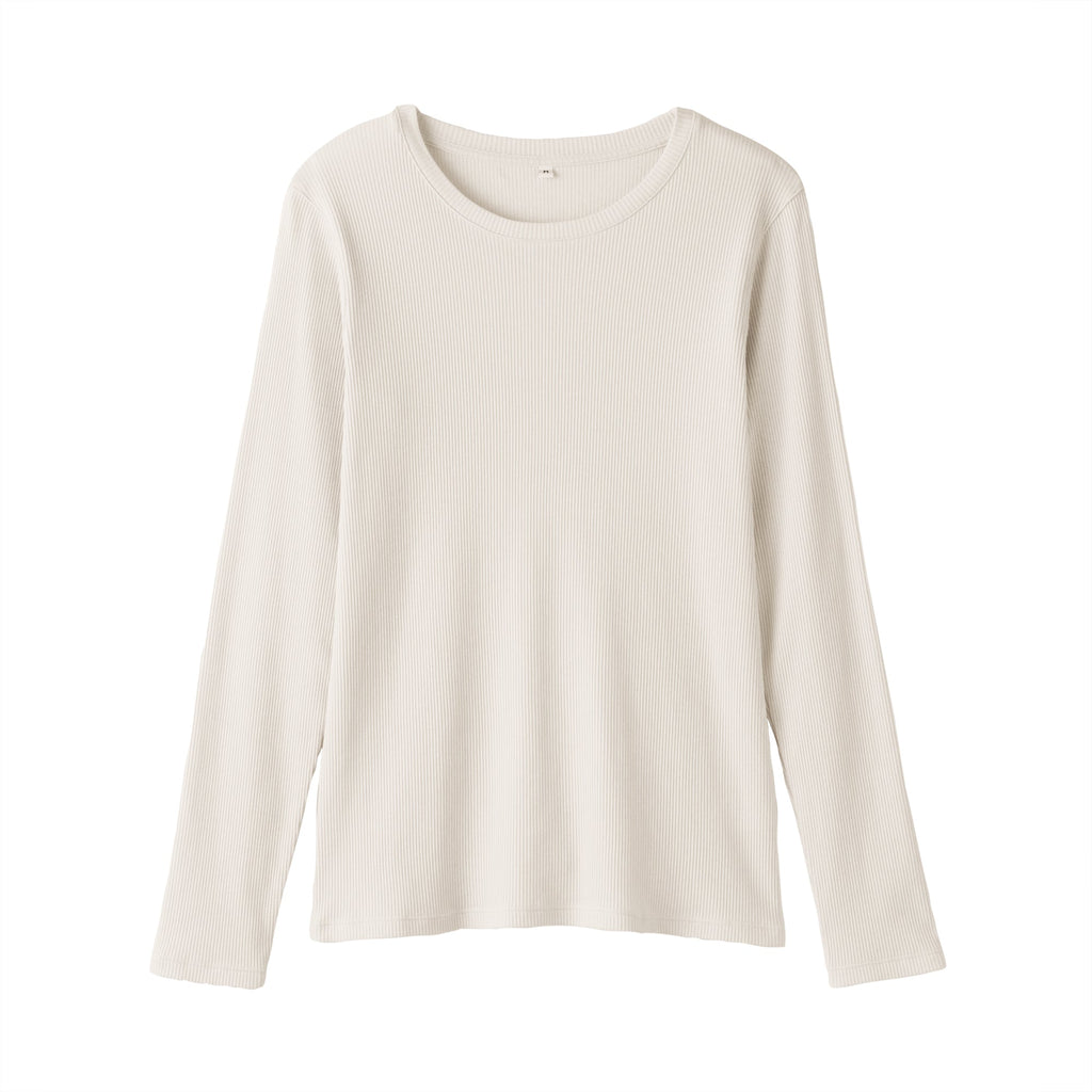 Lyocell Blend Rib T-Shirt
