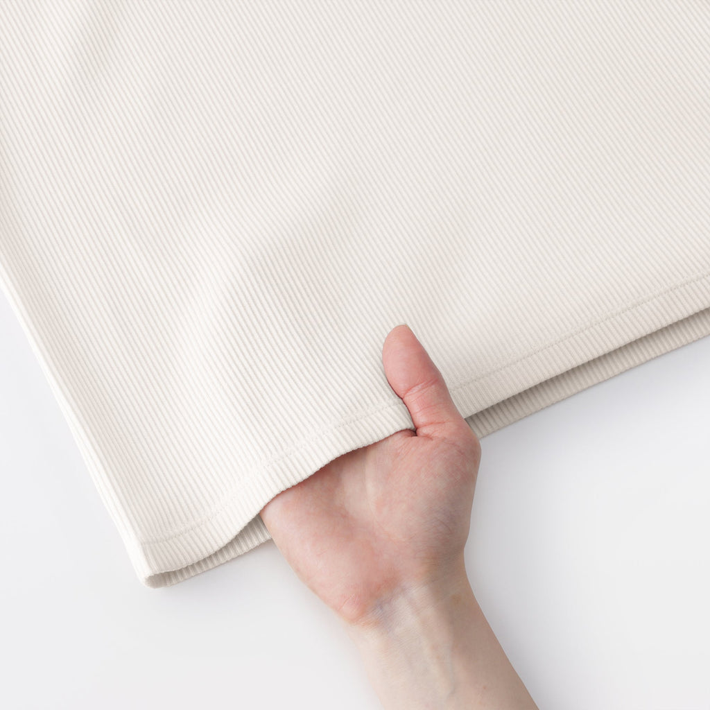 Lyocell Blend Rib T-Shirt