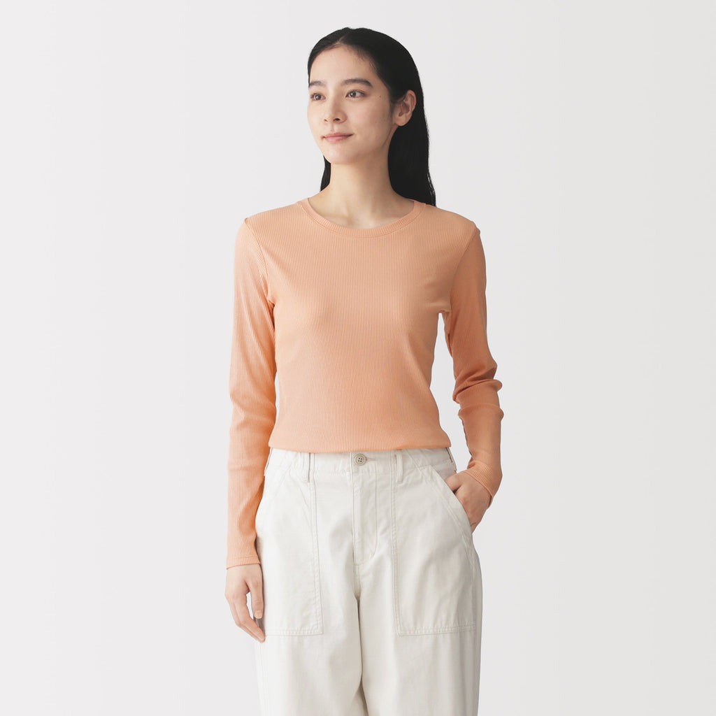 Lyocell Blend Rib T-Shirt