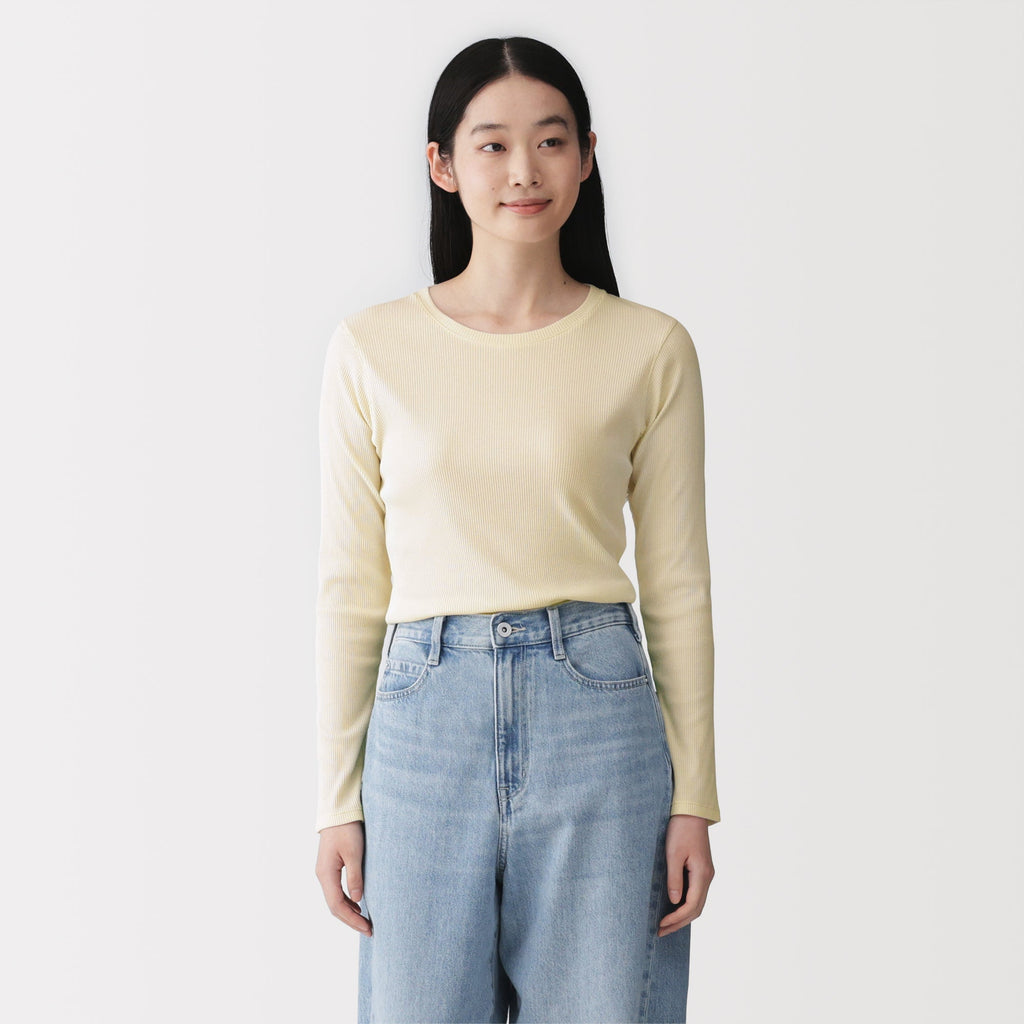 Lyocell Blend Rib T-Shirt