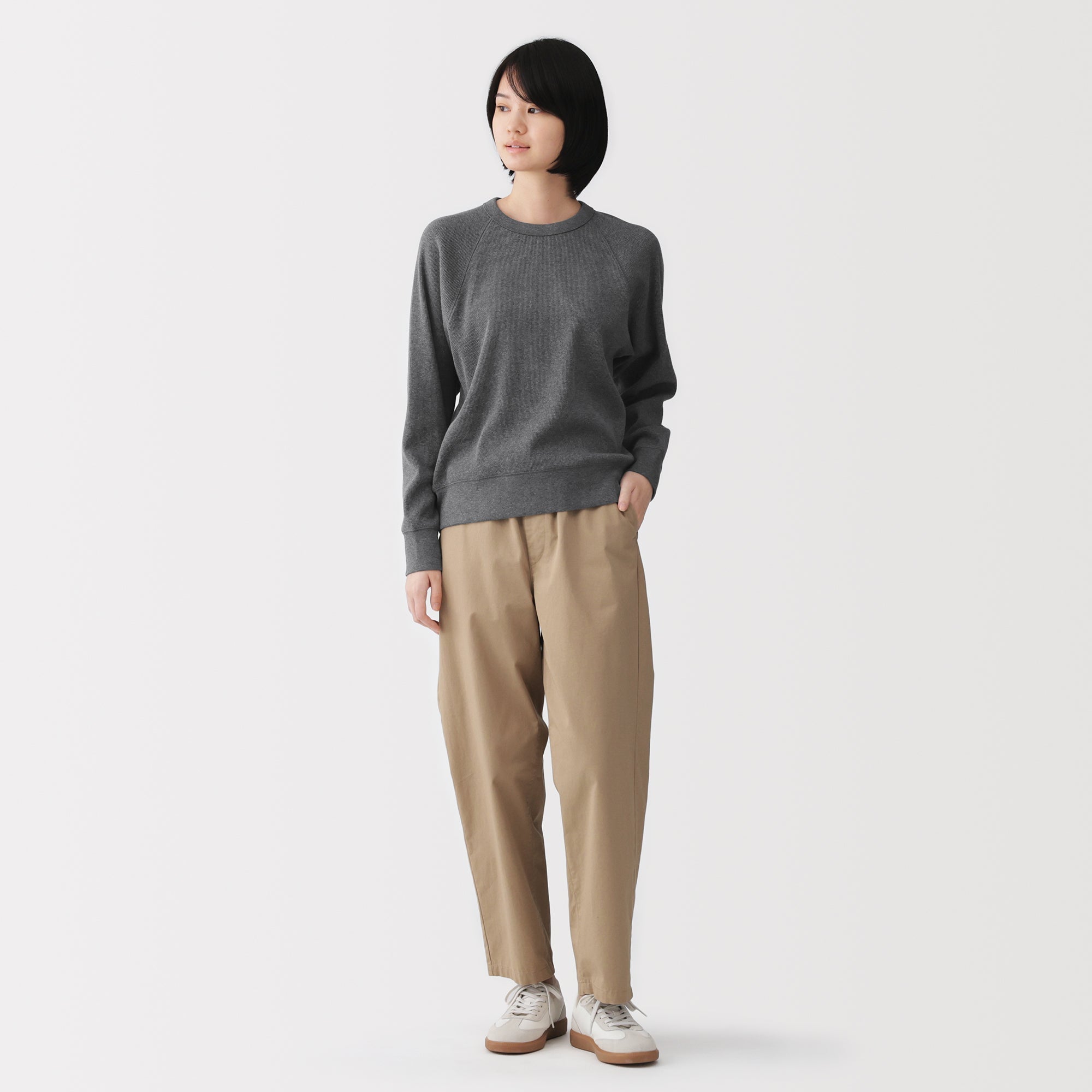 Waffle Crewneck T-Shirt