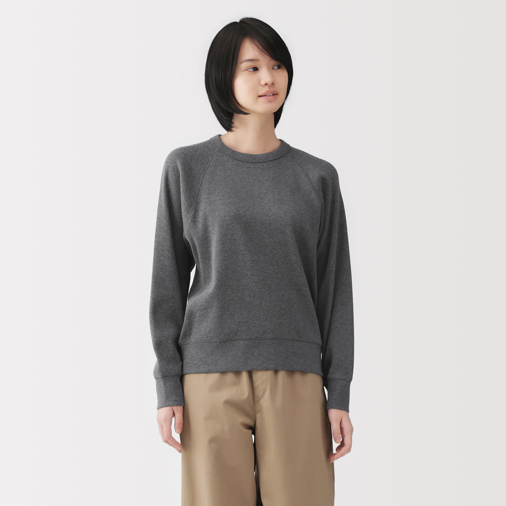 Waffle Crewneck T-Shirt