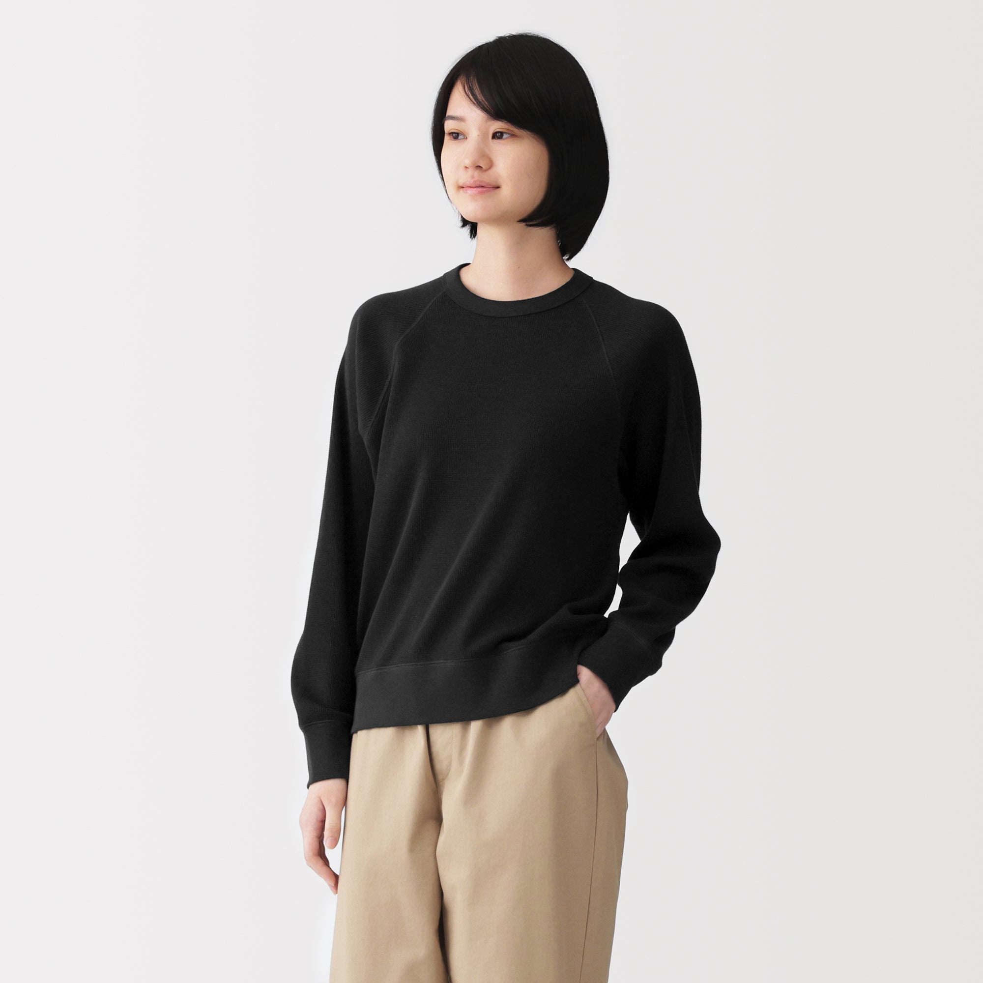 Waffle Crewneck T-Shirt