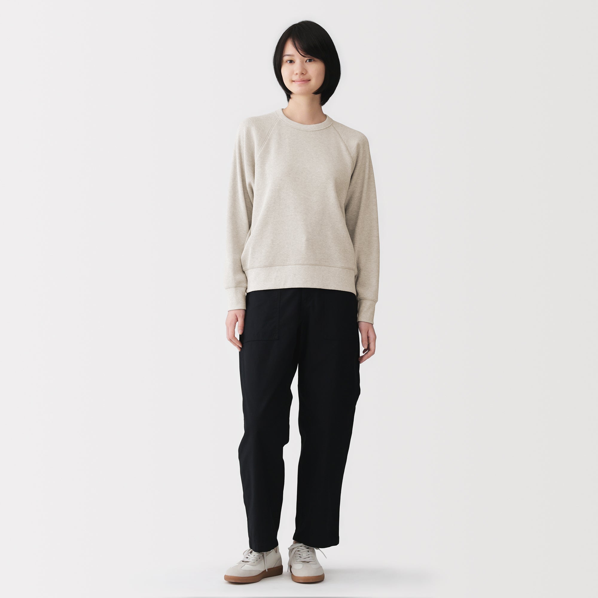 Waffle Crewneck T-Shirt