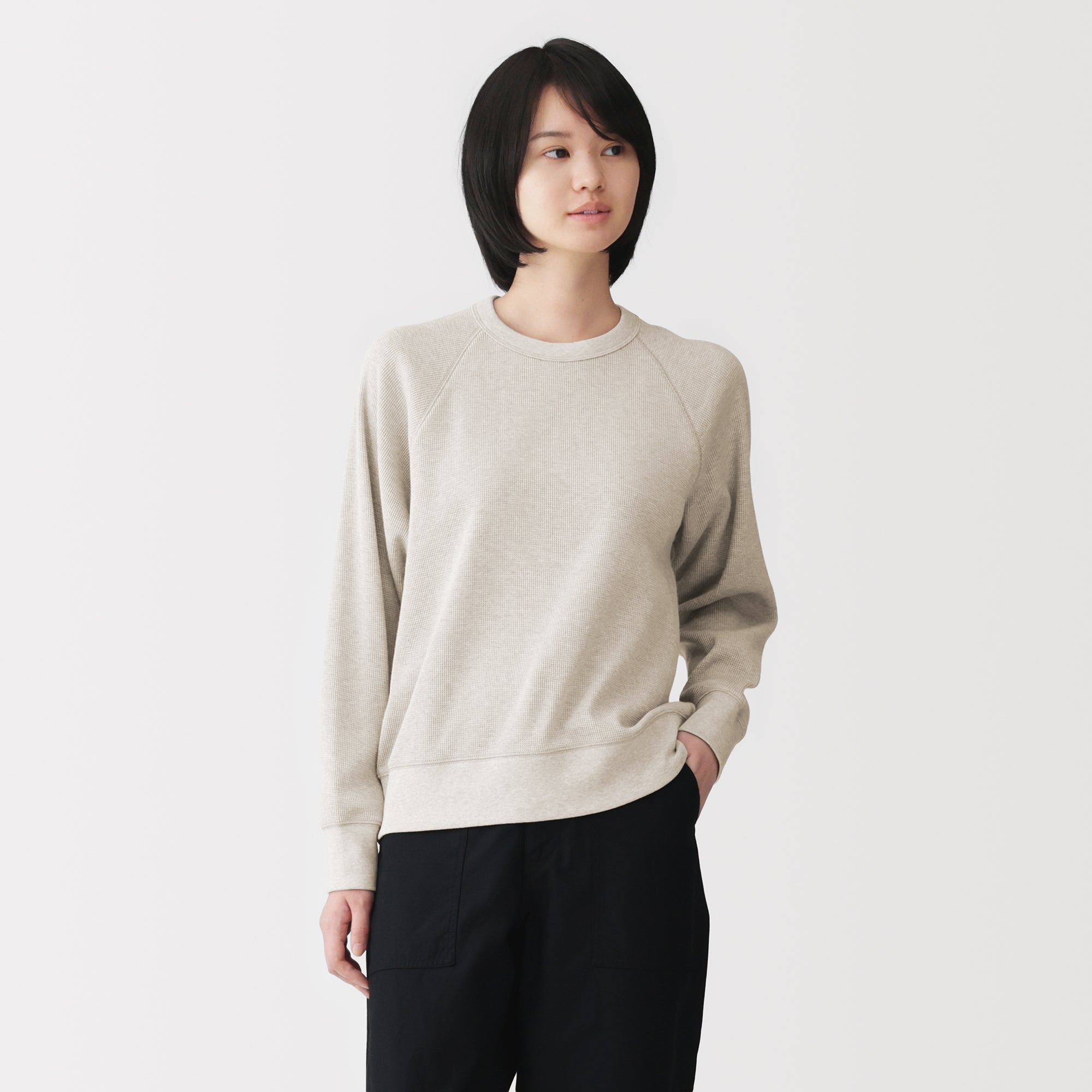 Waffle Crewneck T-Shirt