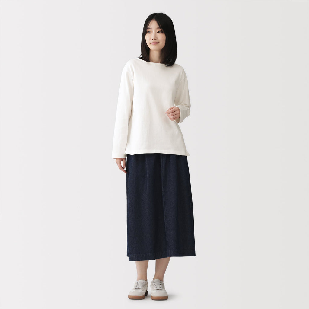 Heavyweight Cotton Boatneck T-Shirt