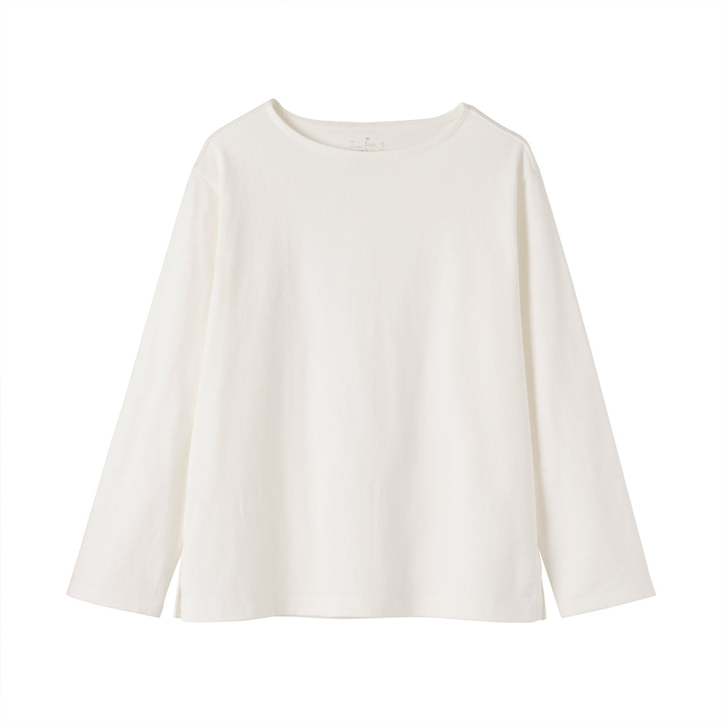 Heavyweight Cotton Boatneck T-Shirt