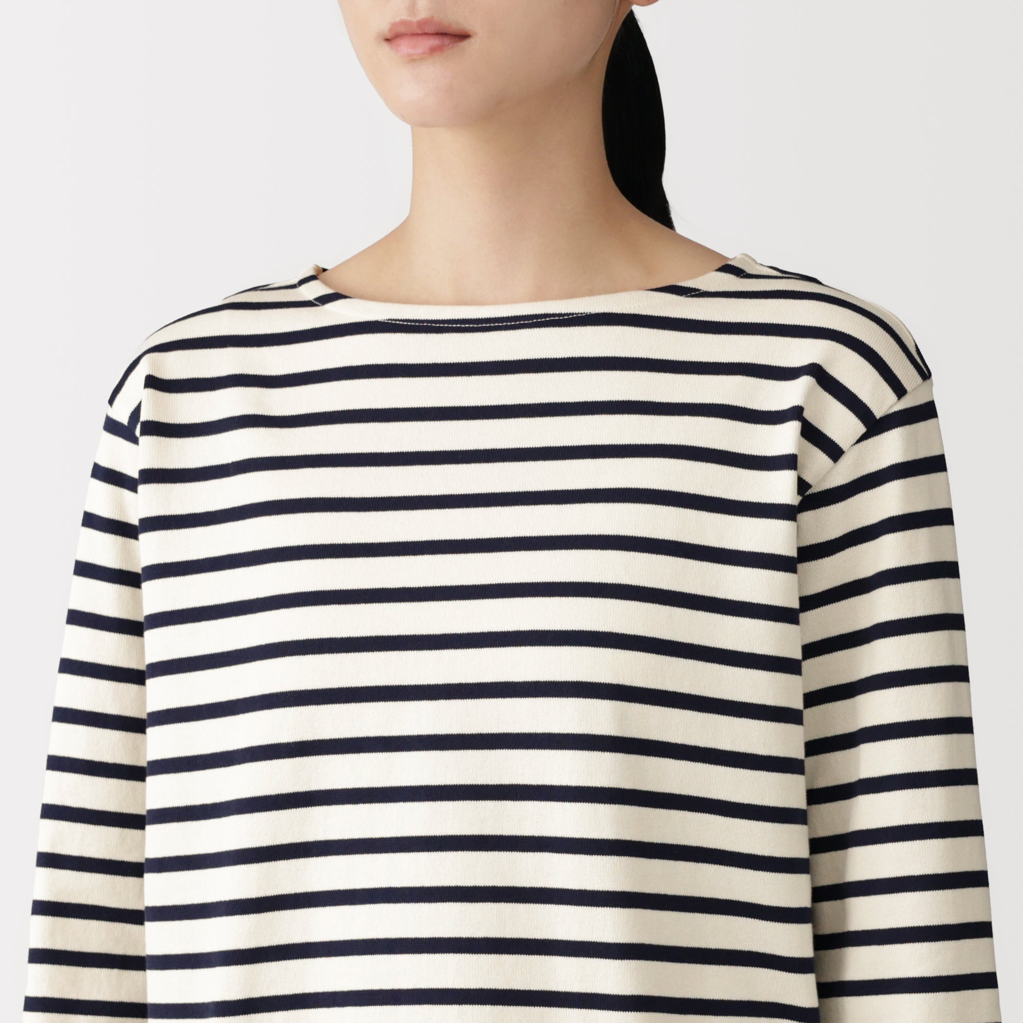 Heavyweight Cotton Boatneck T-Shirt