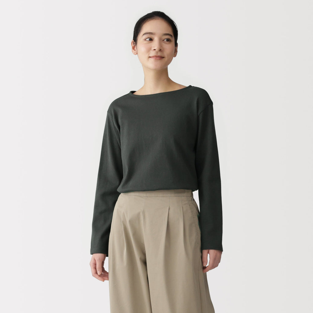 Heavyweight Cotton Boatneck T-Shirt