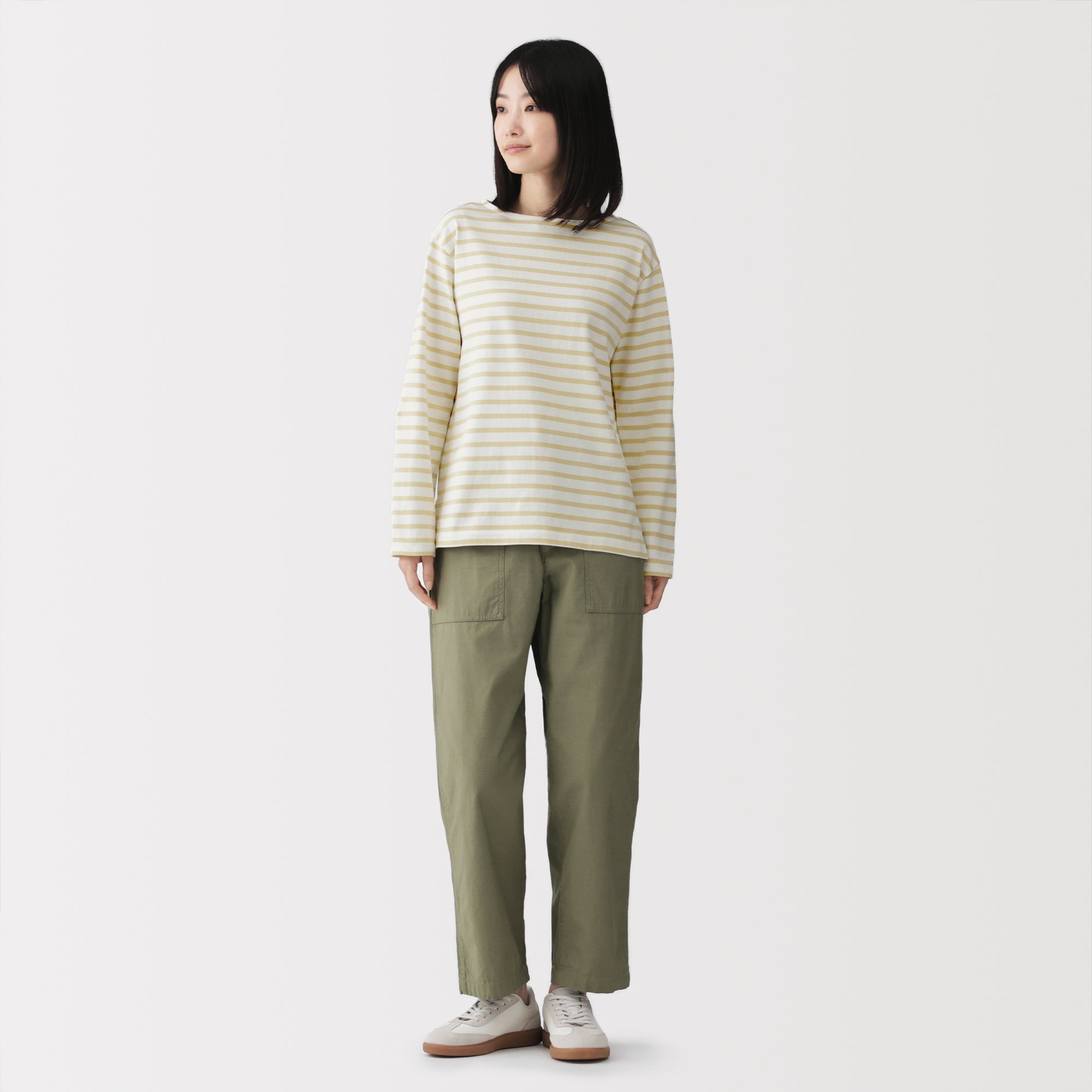 Heavyweight Cotton Boatneck T-Shirt