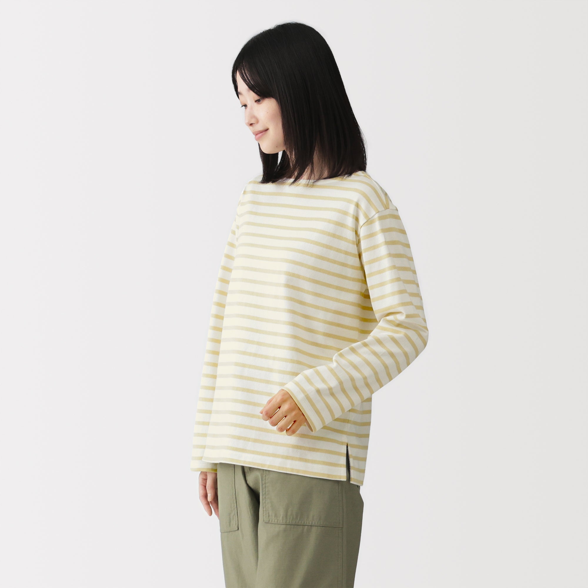 Heavyweight Cotton Boatneck T-Shirt