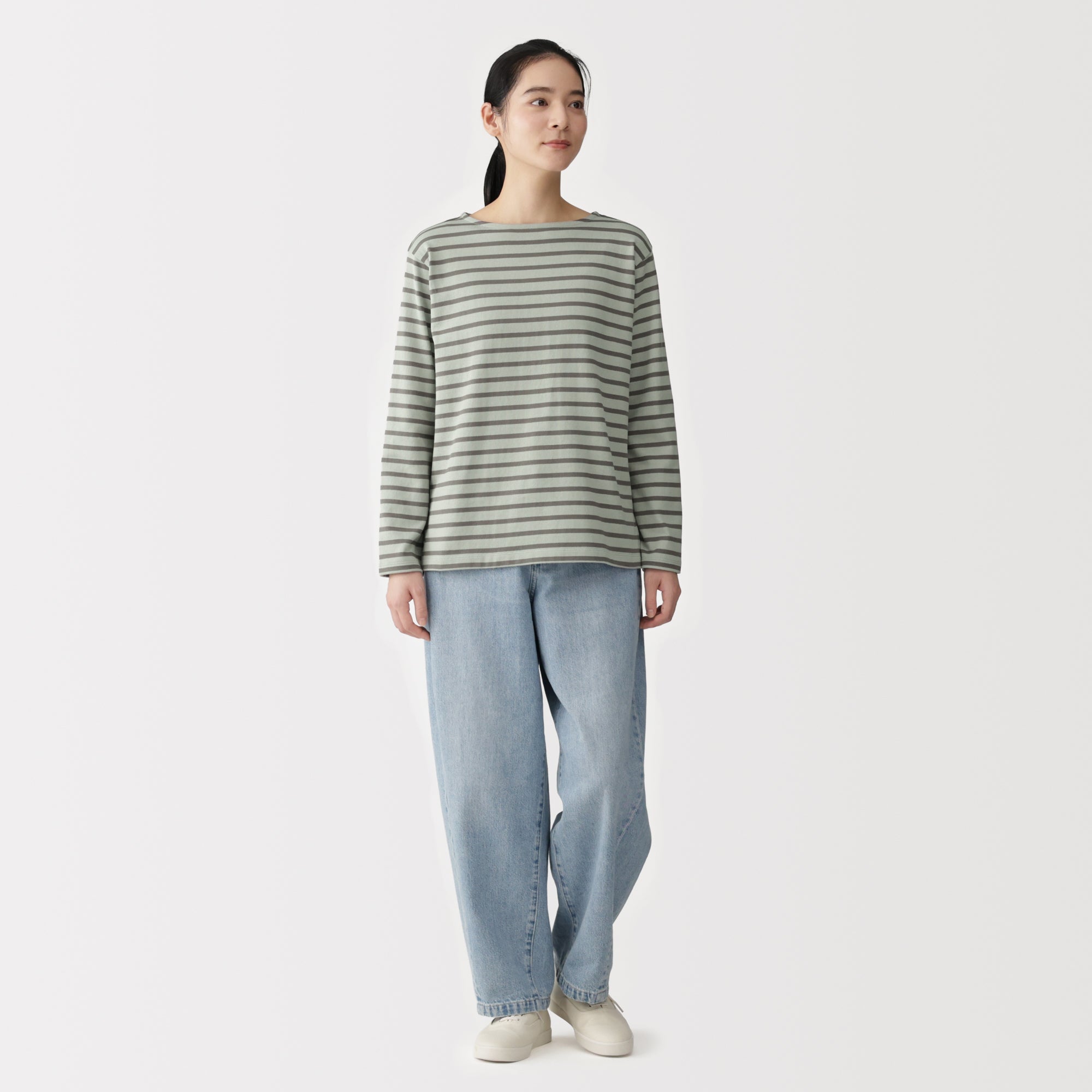 Heavyweight Cotton Boatneck T-Shirt