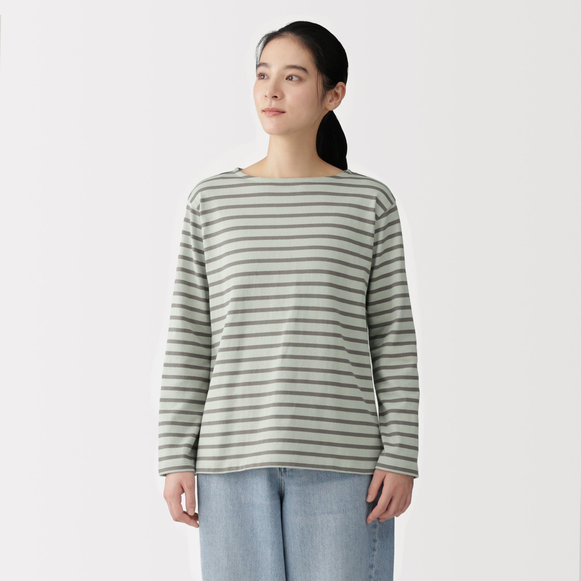 Heavyweight Cotton Boatneck T-Shirt