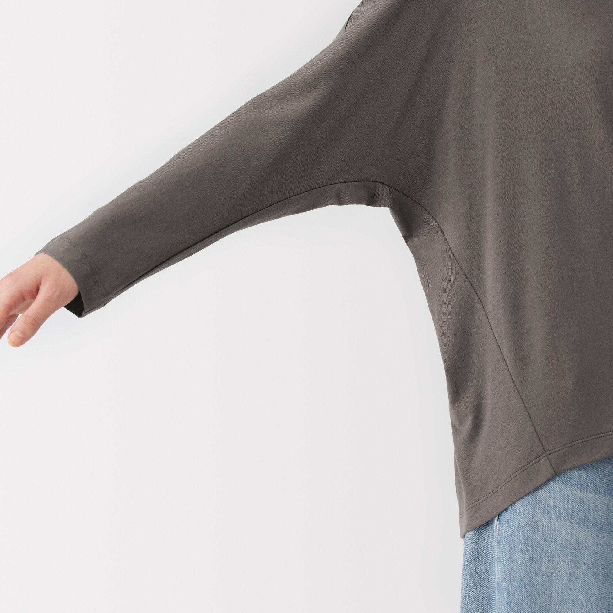 Lyocell Blend Jersey Pullover