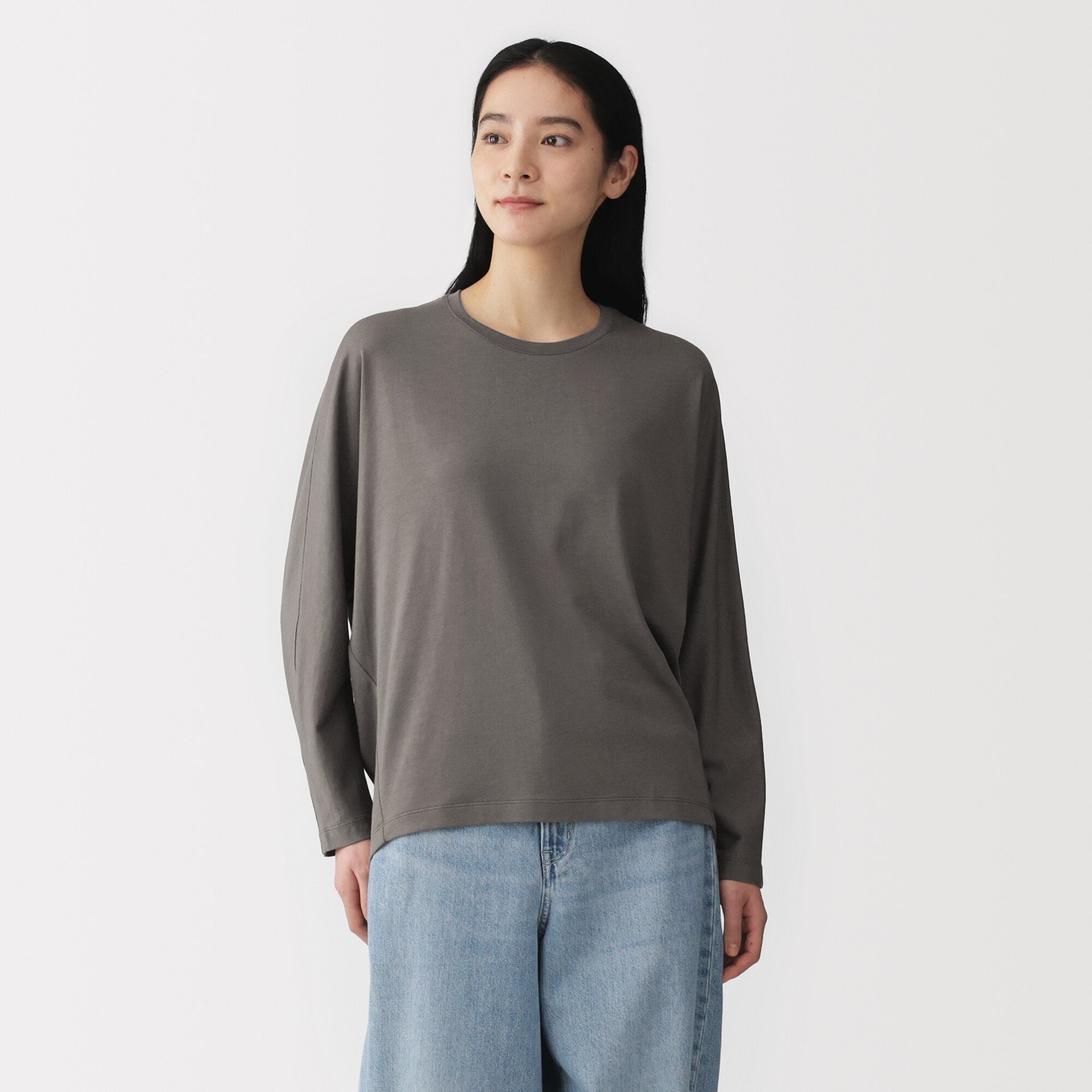 Lyocell Blend Jersey Pullover