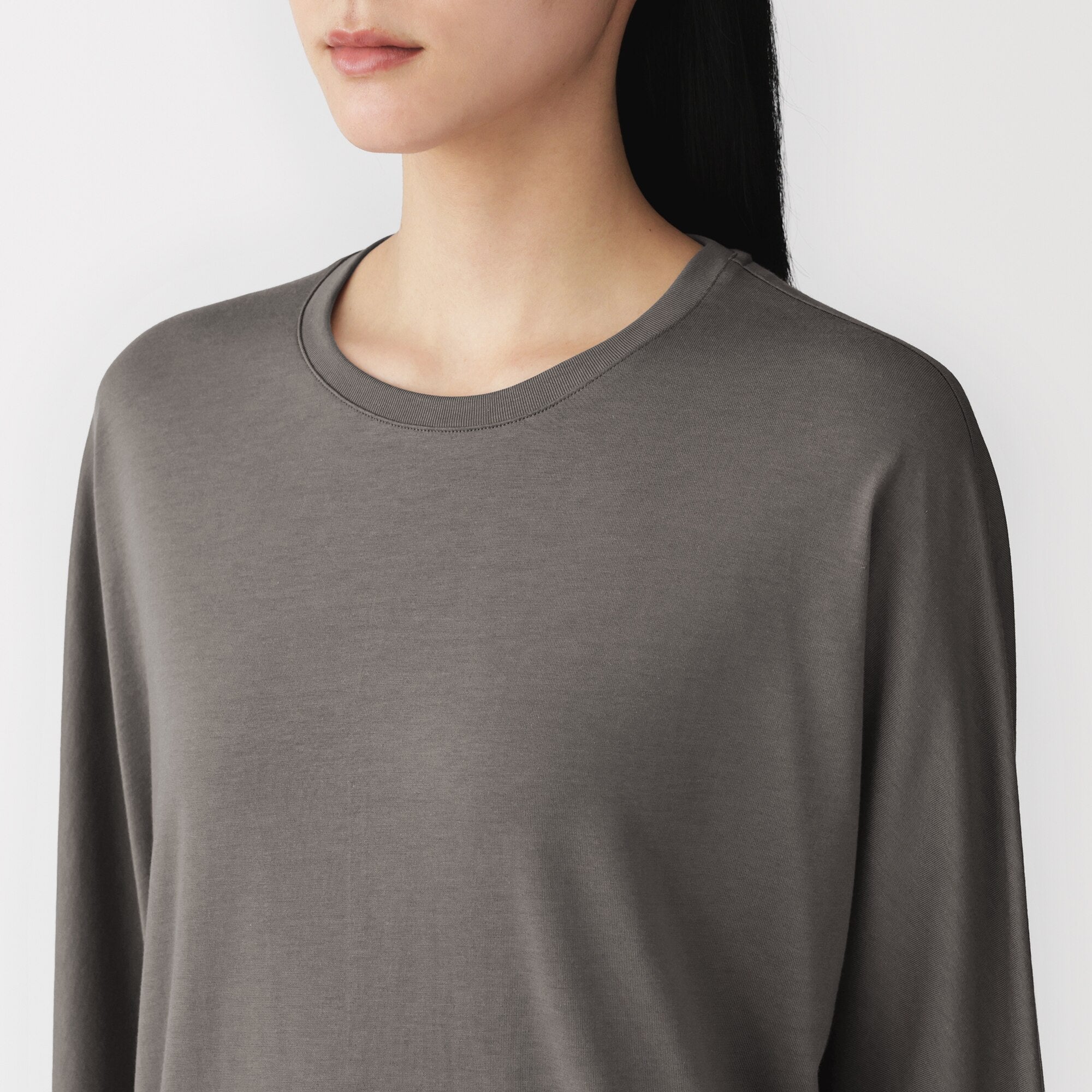 Lyocell Blend Jersey Pullover