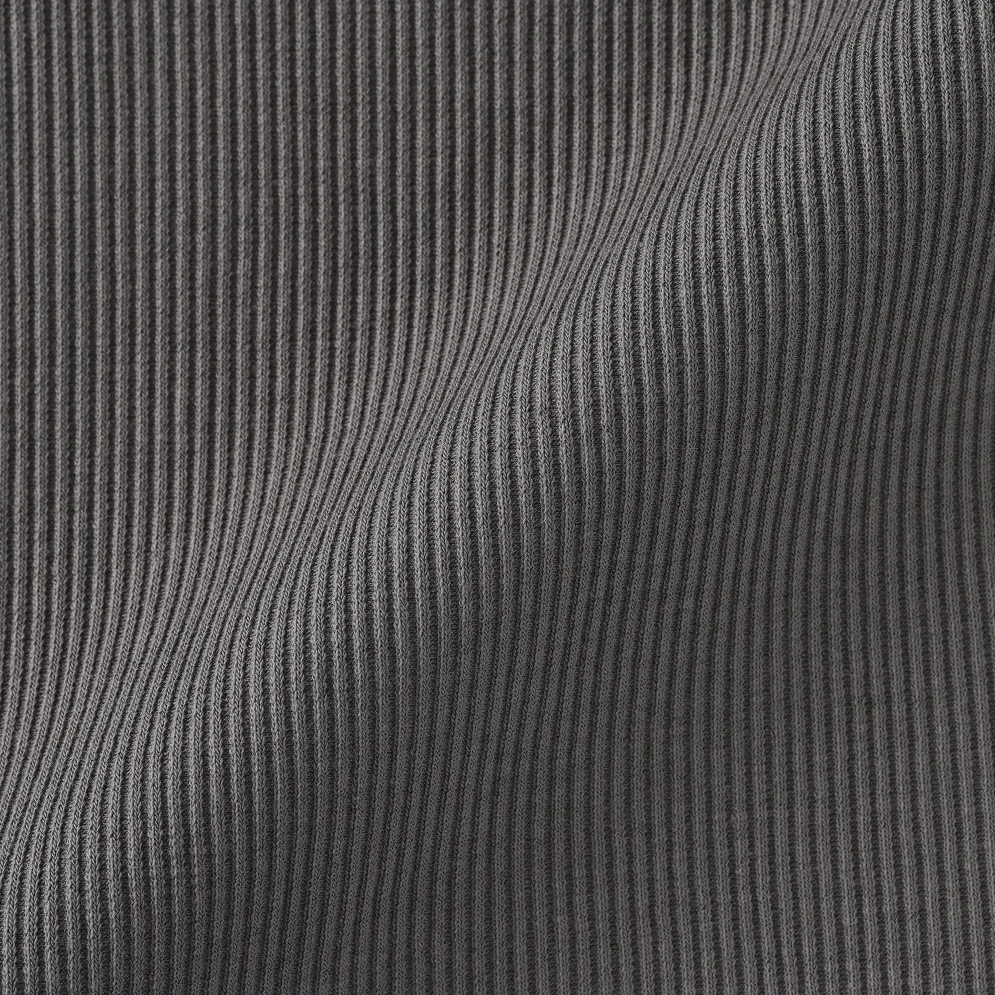 Lyocell Blend Rib Henley T-Shirt