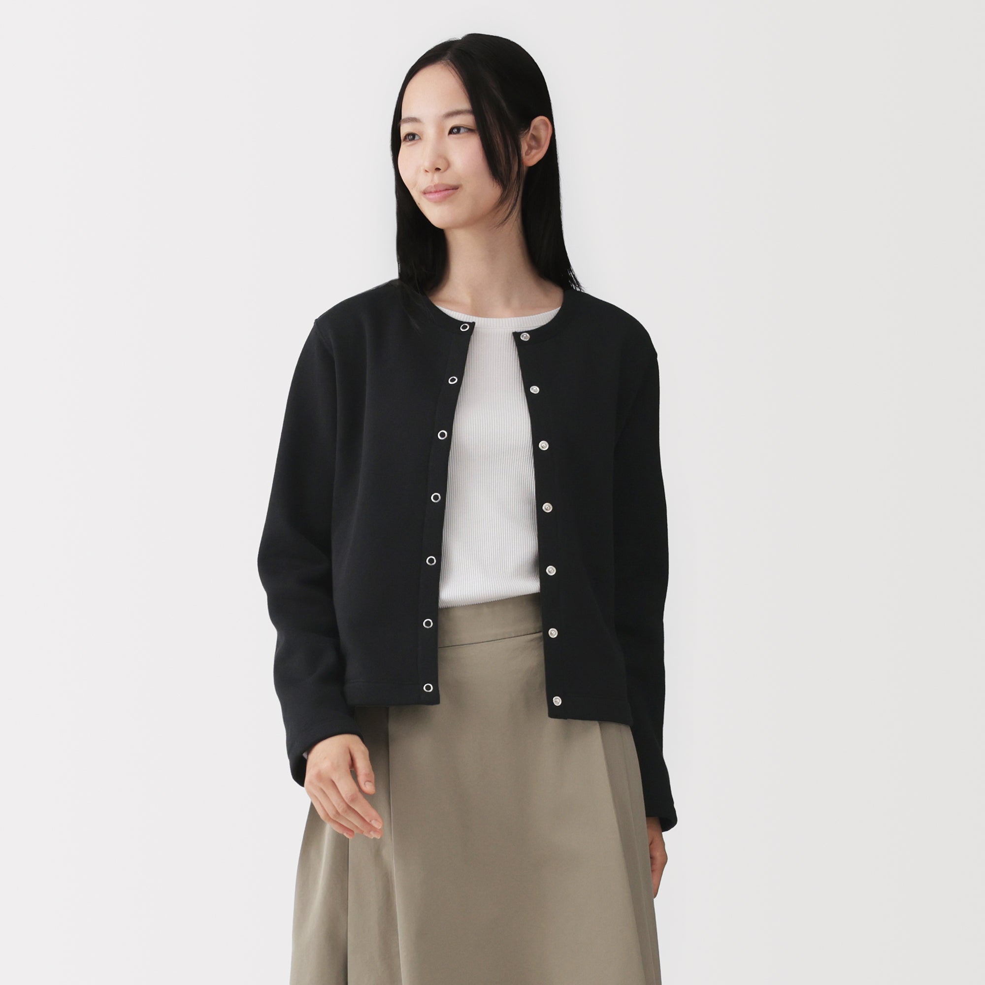 Sweatshirt Cardigan