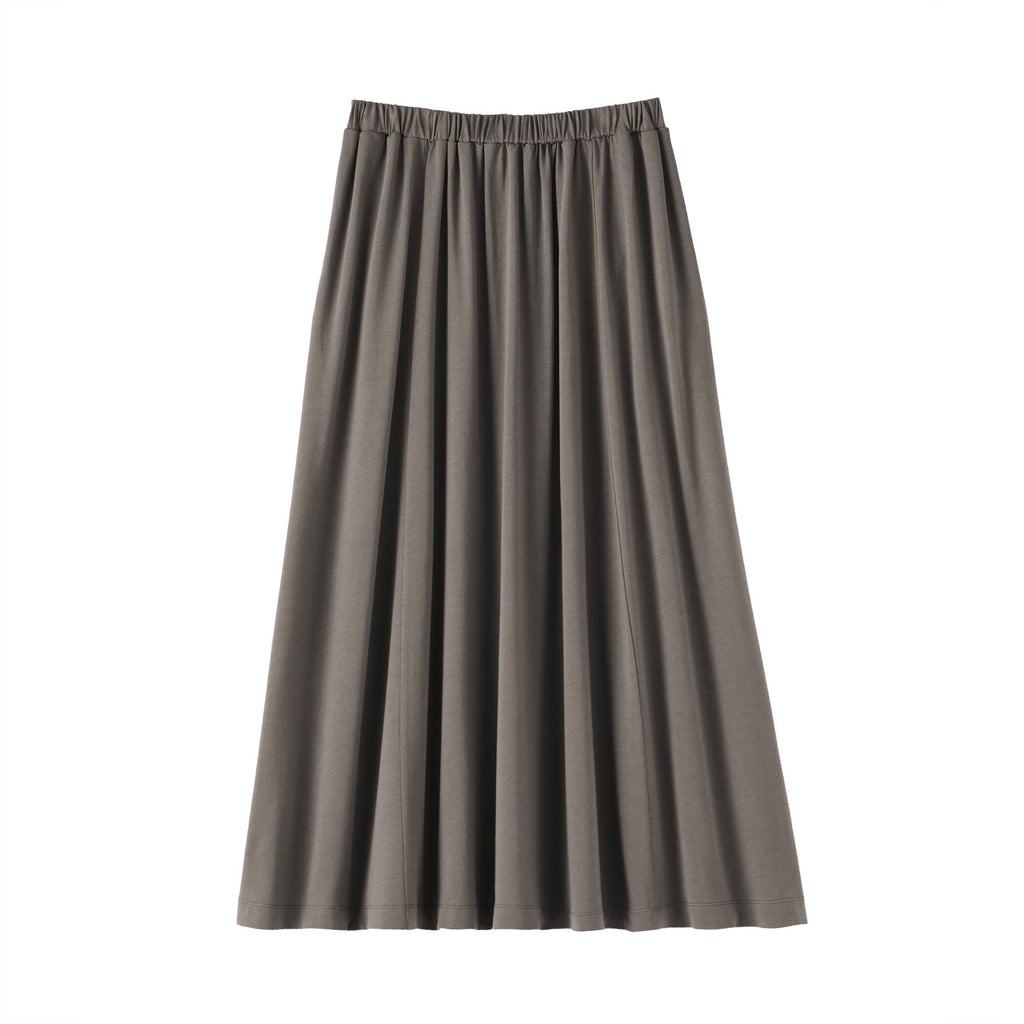 Lyocell Blend Jersey Gathered Skirt