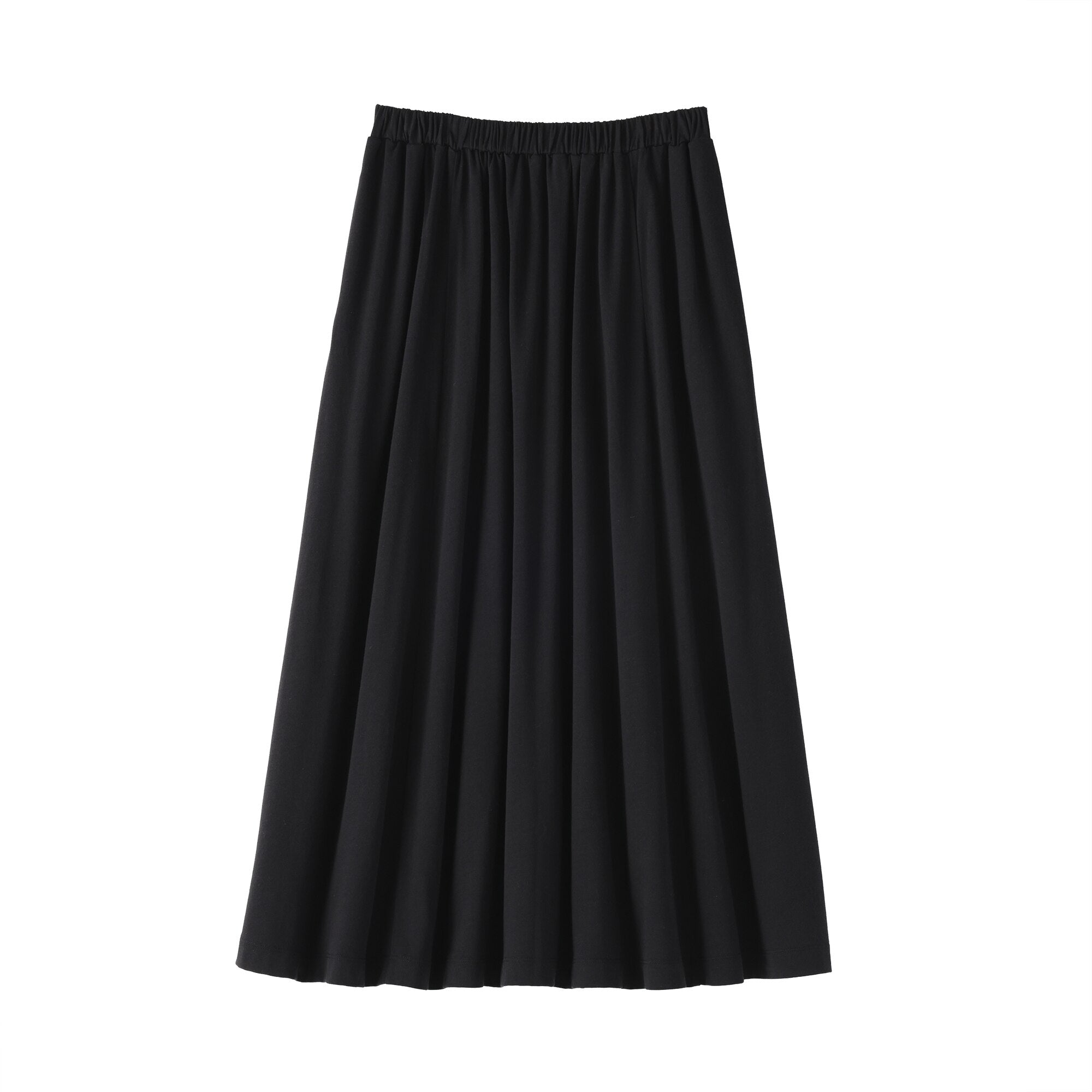 Lyocell Blend Jersey Gathered Skirt