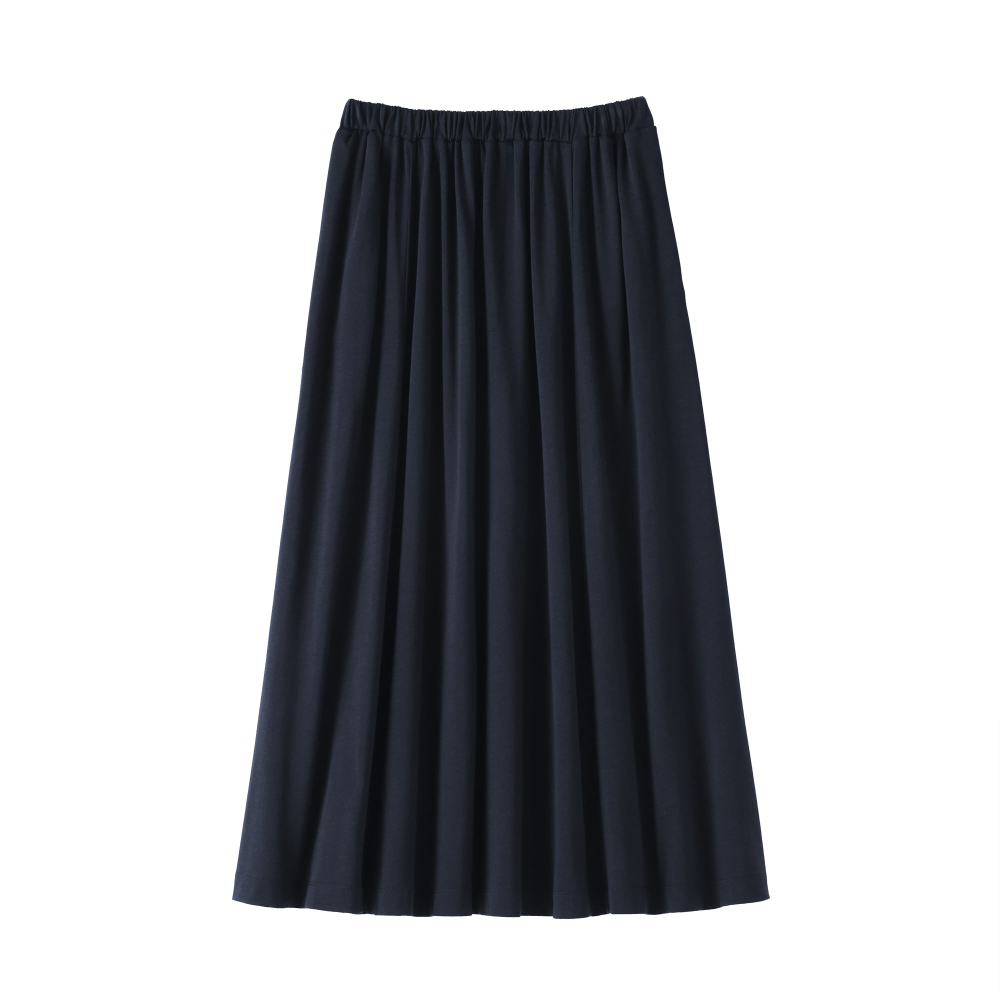 Lyocell Blend Jersey Gathered Skirt