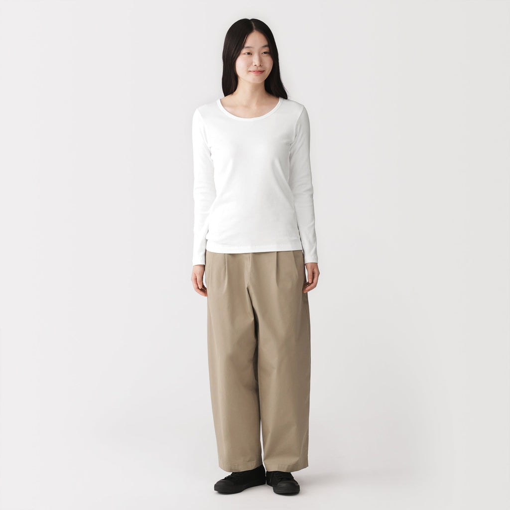 Stretch Rib Crewneck T-Shirt