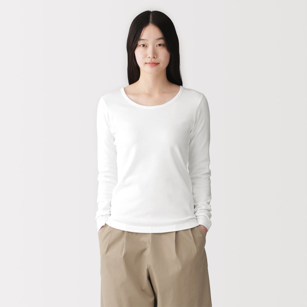 Stretch Rib Crewneck T-Shirt