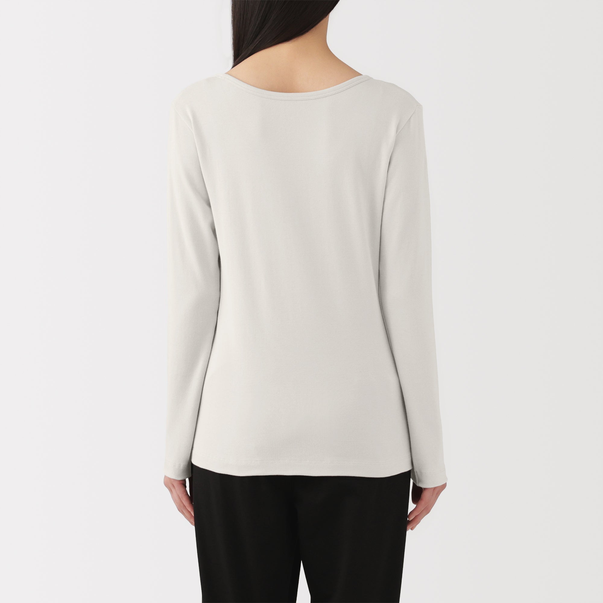 Stretch Rib Crewneck T-Shirt
