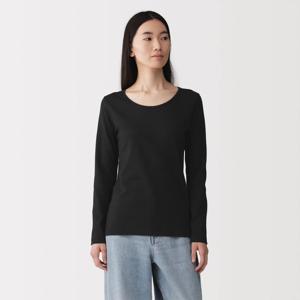 Stretch Rib Crewneck T-Shirt