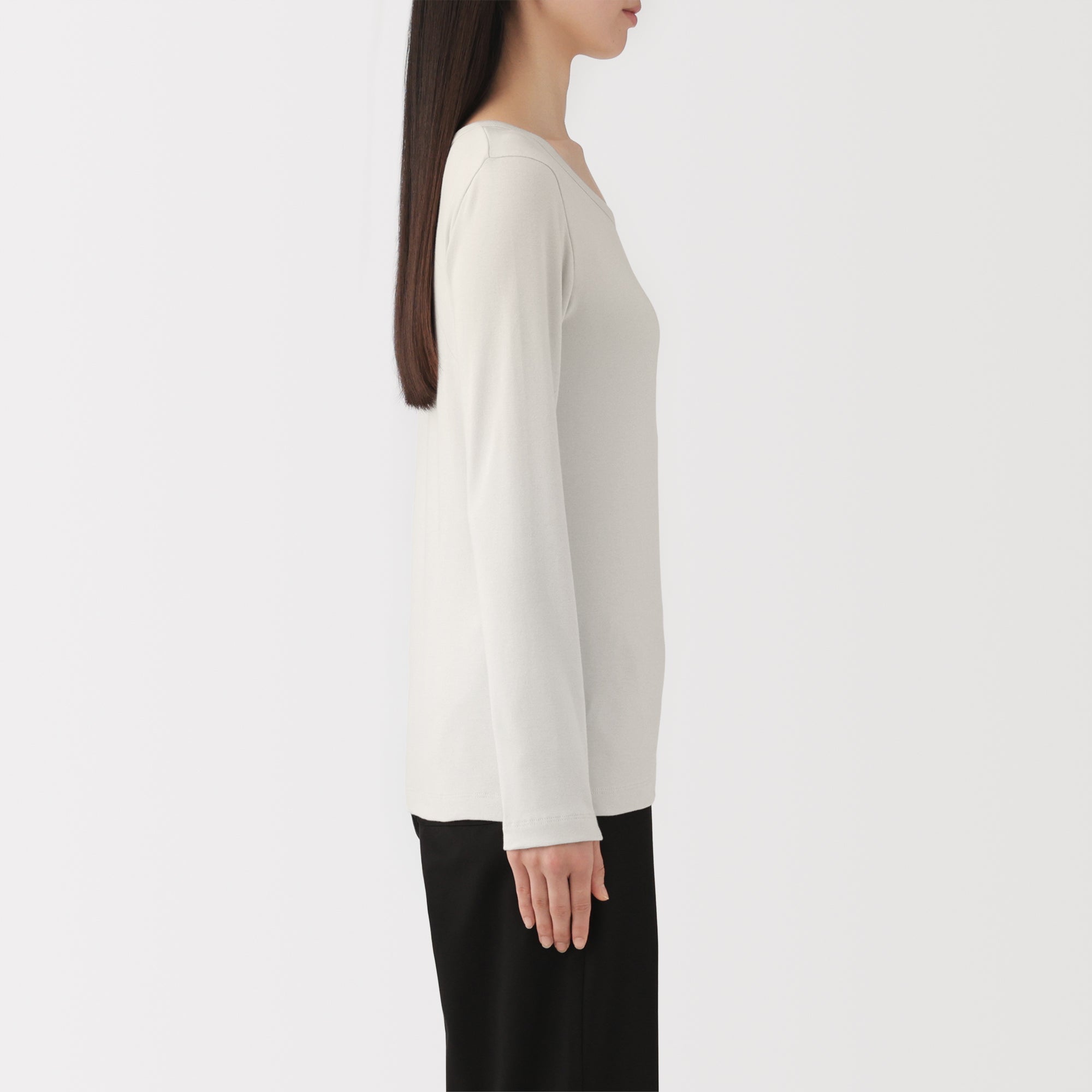Stretch Rib Crewneck T-Shirt