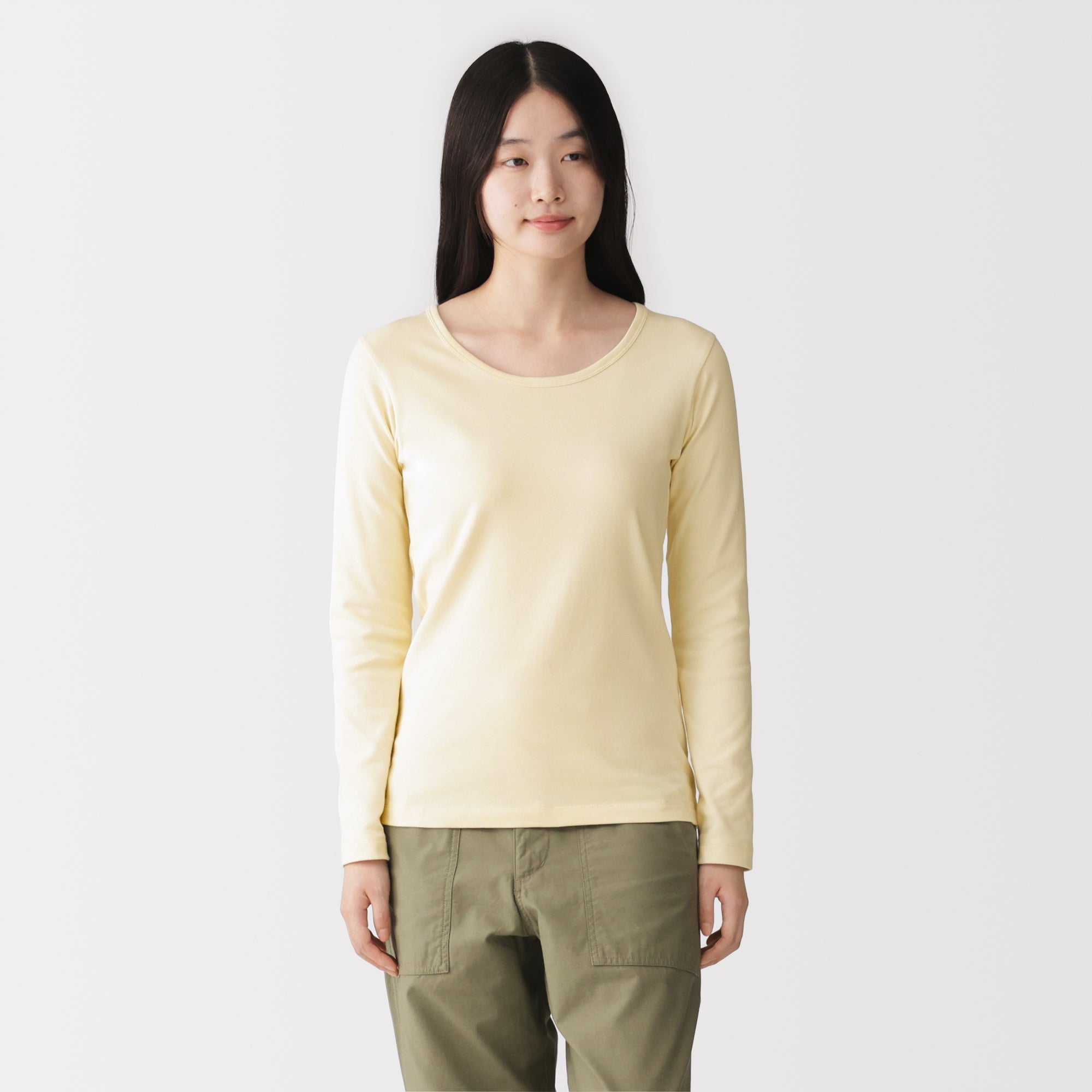 Stretch Rib Crewneck T-Shirt