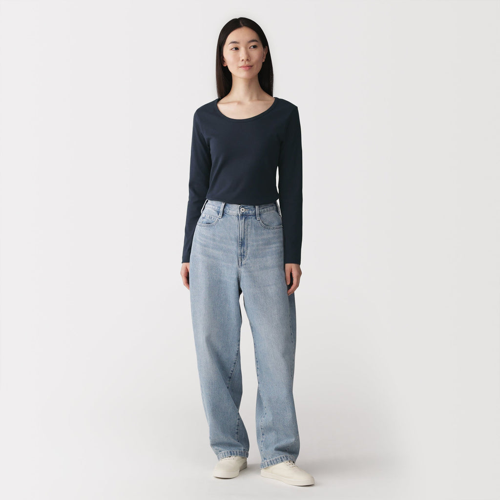 Stretch Rib Crewneck T-Shirt