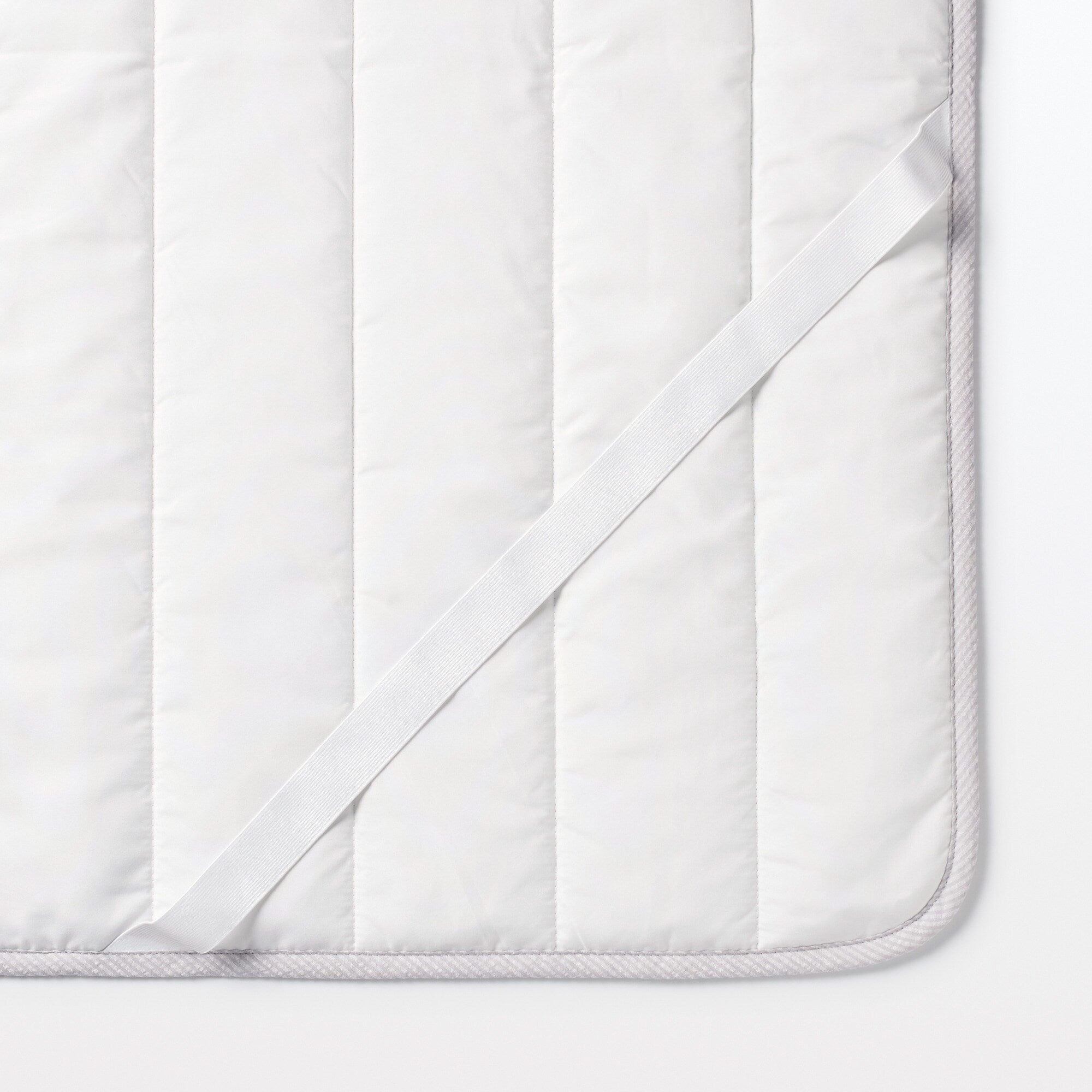 Cotton Seersucker Quilted Pad - Queen