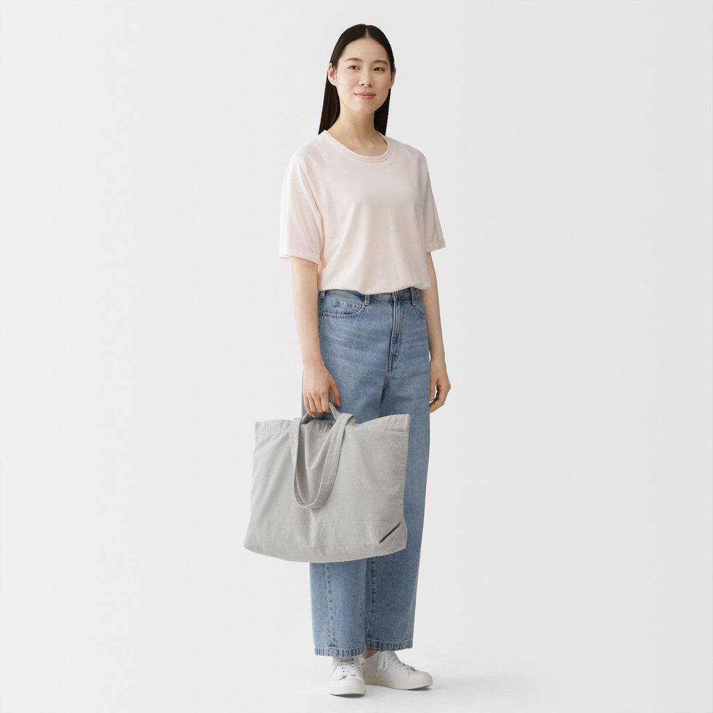 Cotton Wide Tote Bag