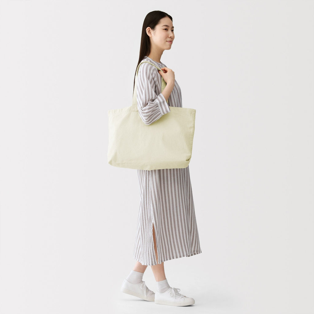 Cotton Wide Tote Bag