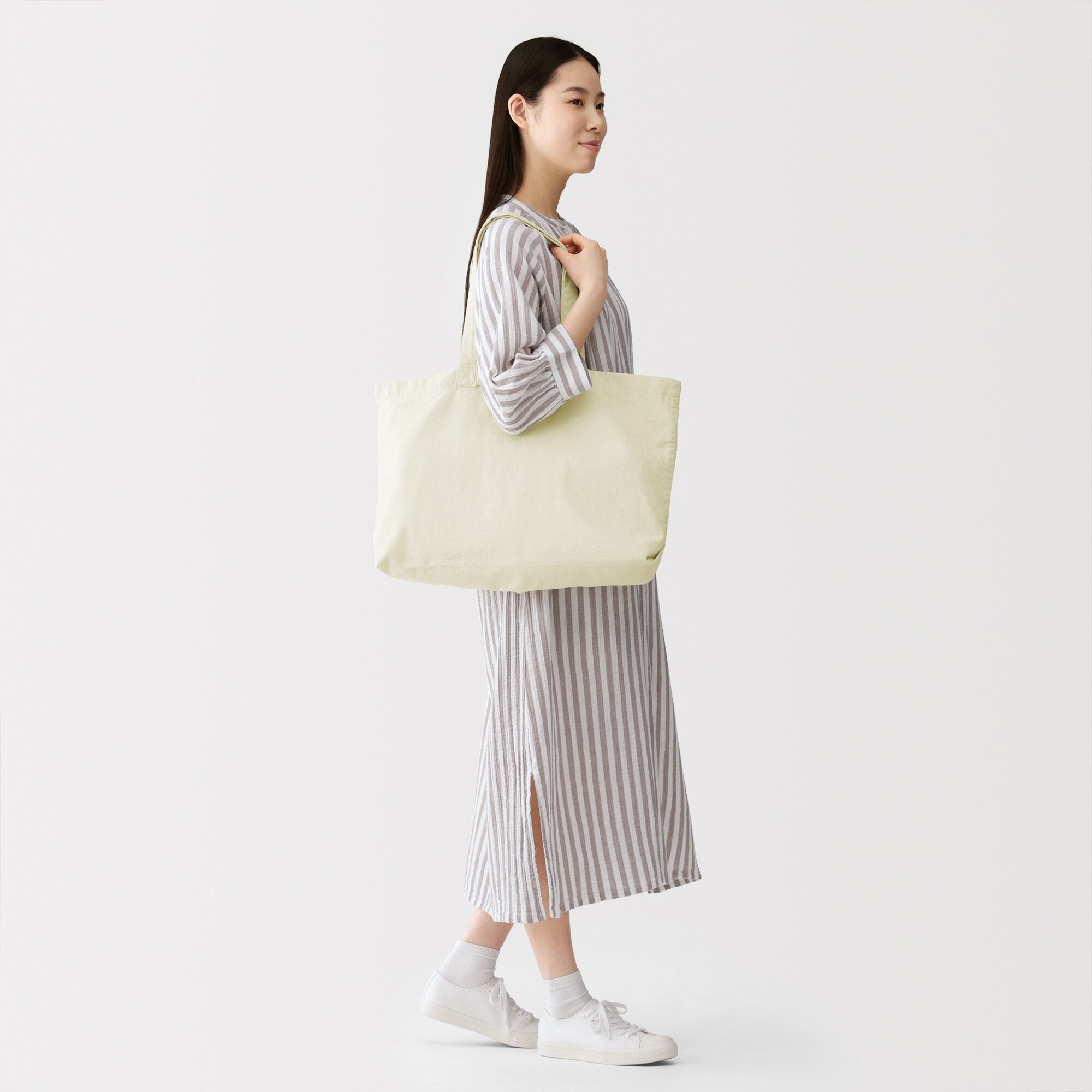 Cotton Wide Tote Bag