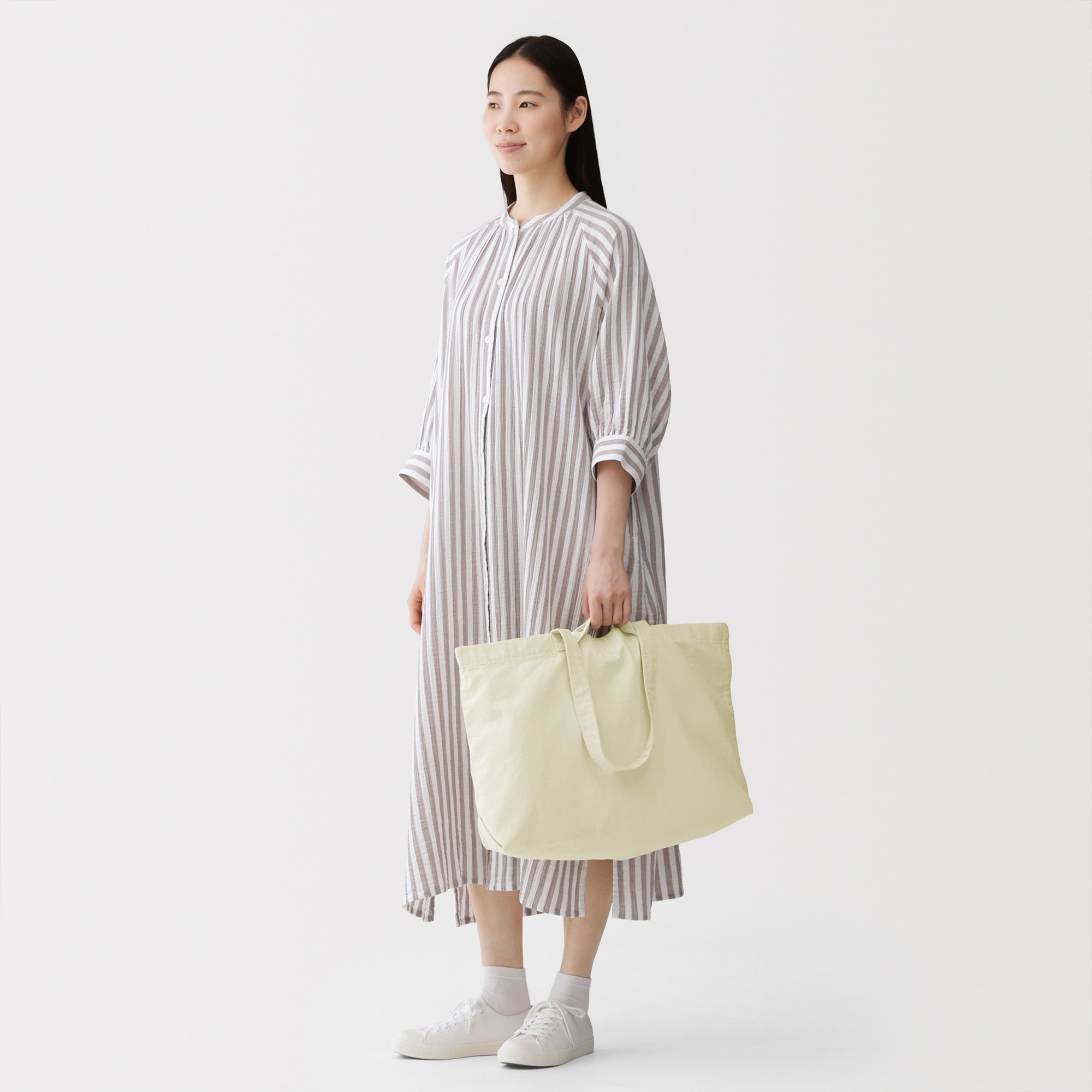 Cotton Wide Tote Bag