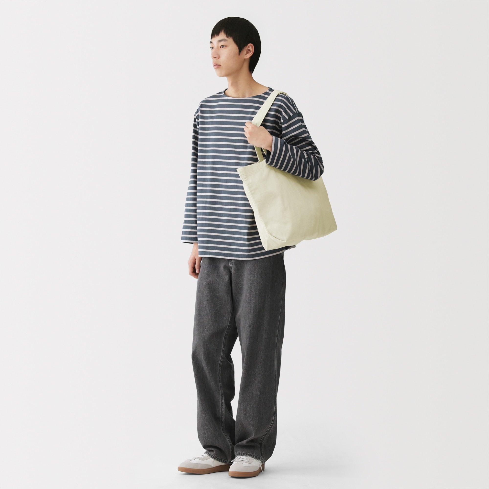 Cotton Wide Tote Bag