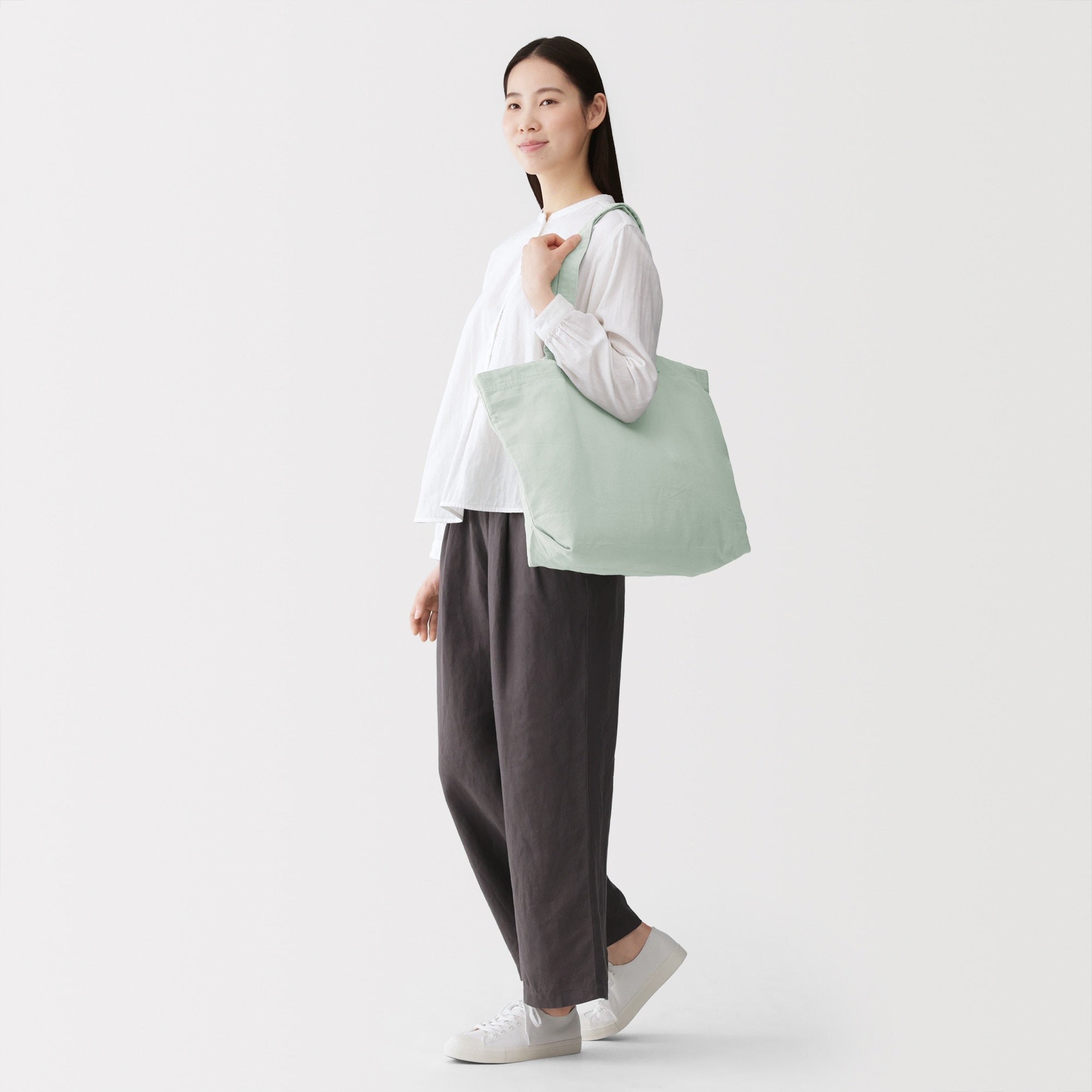 Cotton Wide Tote Bag